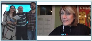 with art teach Mehmet Saim Blige