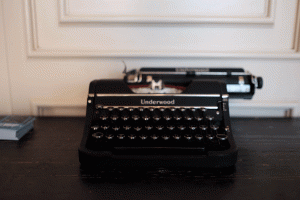 antique typewriter - Annapolis Irish Bar