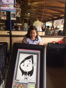 Angie Jordan ipad caricatures