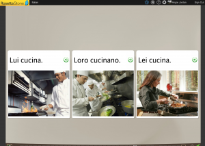Learning to speak Italian